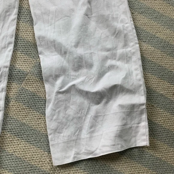 Banana Republic Wide Leg Linen Pants - Subtle Pleats - Picture 6 of 8